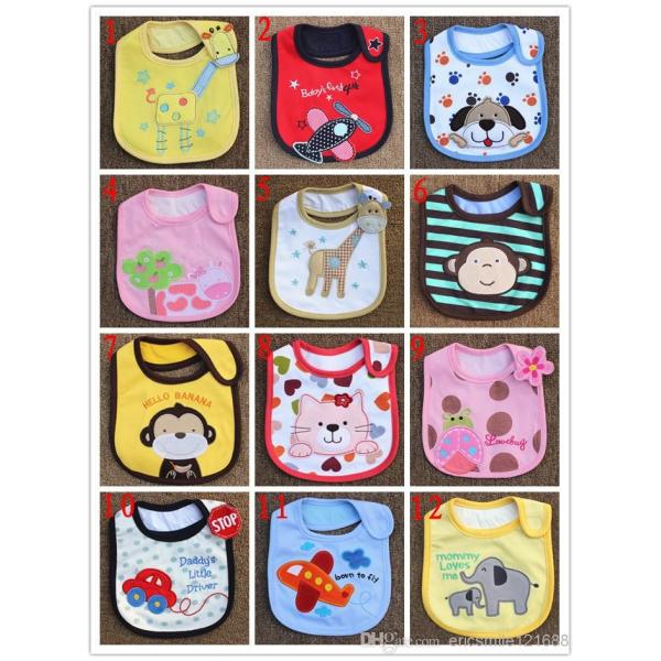 Infant saliva towels 3-layer Baby Waterproof bibs Baby wear accessories kids cotton apron