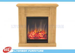  Solid Wood Veneer MDF Home Decor Fireplaces With Paint Finished / 905mm * 255mm * 970mm Manufactures