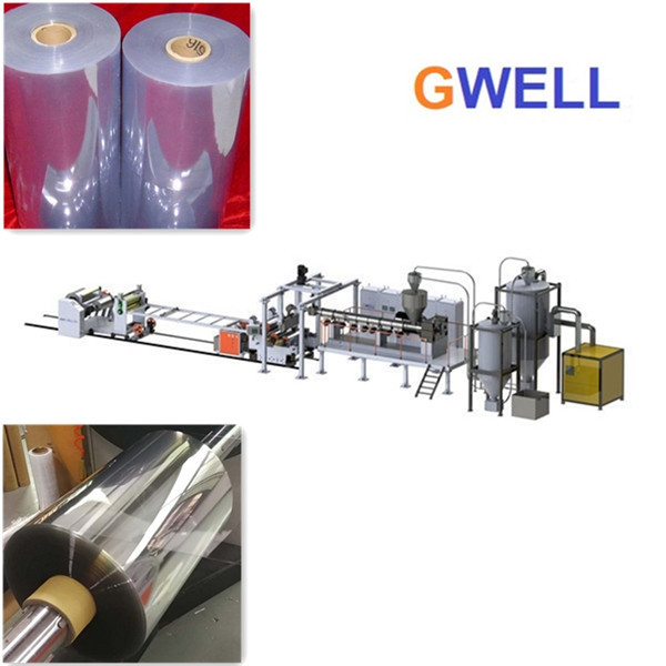 PETG Sheet Making Machine PET Transparent Film Production Line Twin Screw Extruder