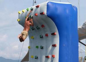  Crazy Artificial Blow Up Rock Climbing Wall Inflatable Rock Climbing Wall Manufactures