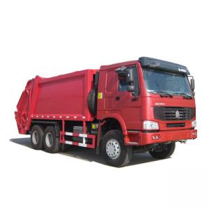  Sinotruk Howo 6x4 18CBM Compactor Garbage Truck / Garbage Container Lift Manufactures