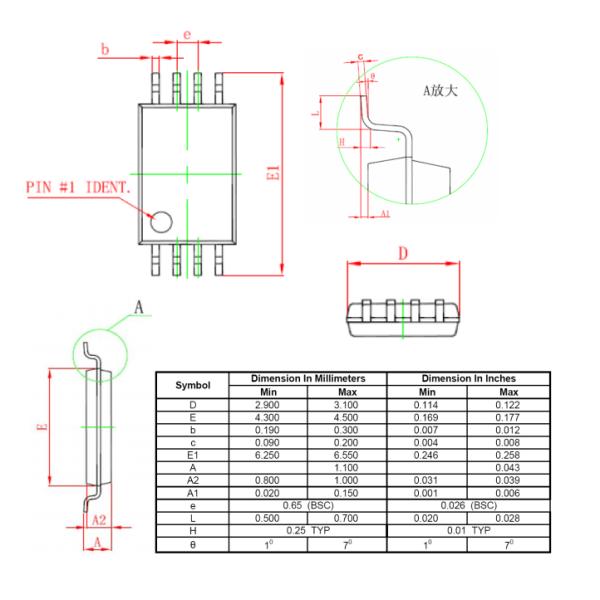 8H02ETS Dual N Channel Mosfet Power Transistor 20V Low Gate Charge