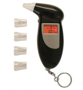  Personal Alcohol Test Machine , Alcohol Breathalyzer LCD Display with Key Chain Manufactures