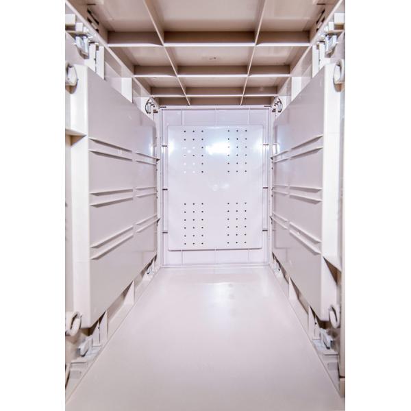 Keyless Coin Operated Lockers H1810 * W310 * D460mm Rust Proof For Supermarket