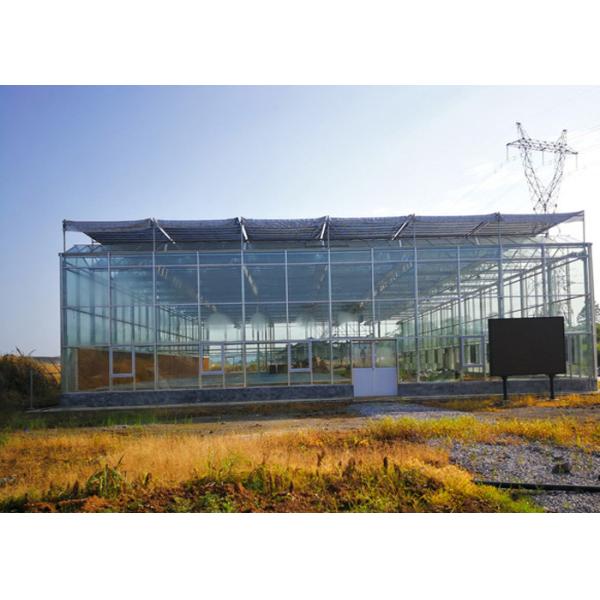 Film Cover Material Hydroponic Greenhouse With Farm Irrigation High Transmittanc