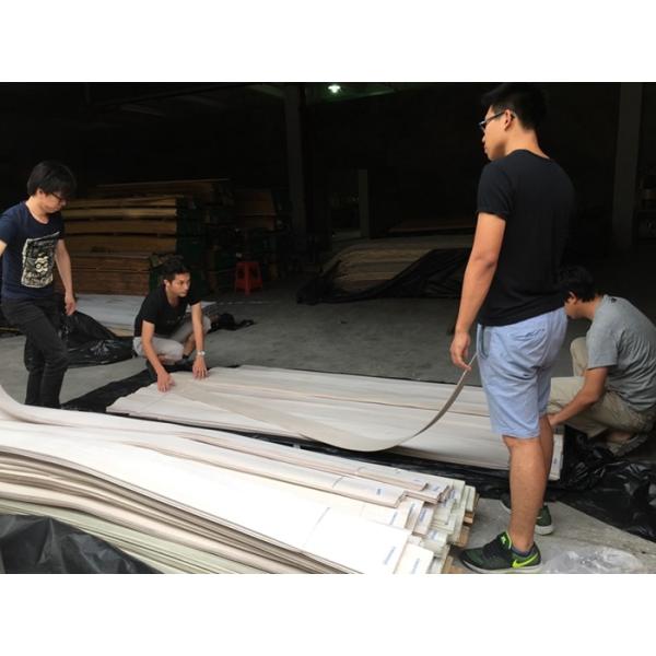 Furniture Teak Dyed Wood Veneer Customized Color Modern Design