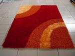 Wave Design Polyester Mixed Shaggy Carpet Design Area Rug Decent Carpet