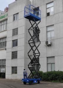  8m Working Height Manganese Steel Mobile Scissor Lift  Electrical Pulling Loading Capacity 450kg Manufactures
