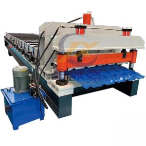  5.5kW Glazed Tile Making Machine Low Noise PLC And Converter Controlling System Manufactures