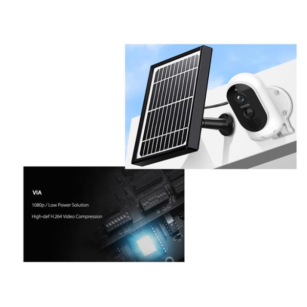 1080P WiFi IP Camera Outdoor Wireless Security Battery Charge Camera Audio Surveillance PIR Motion Detection  SD Card