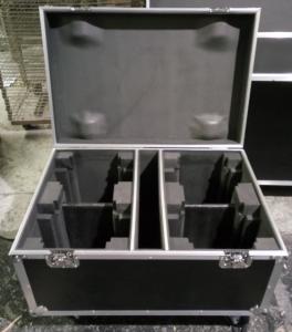  High Loading Capacity 4 in one Beam Lighting Tool Case wooden With Strong Wheels And Parts Manufactures