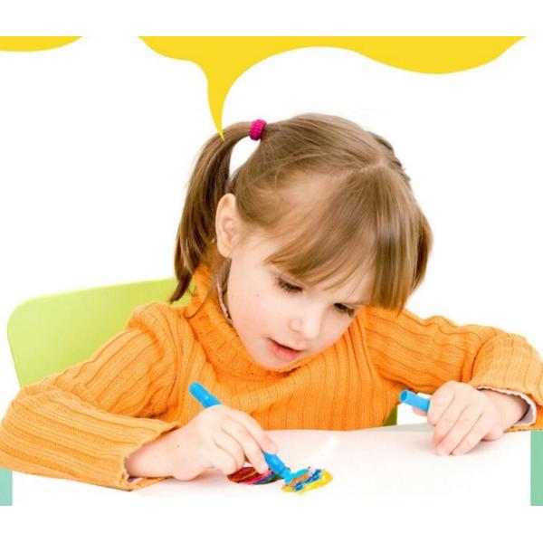 Eco-friendly fancy 6 colored Non-toxic wax crayon set/cheaper and good fashion rotating crayon