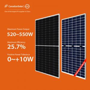 China 520W Canadian Thin Film Solar Panel Monocrystalline Solar Cell Flexible 525W Self Cleaning on sale