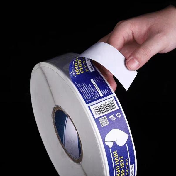 Matte Organic Private Hair Care Oil Products Bottle Packaging Label For Cosmetic