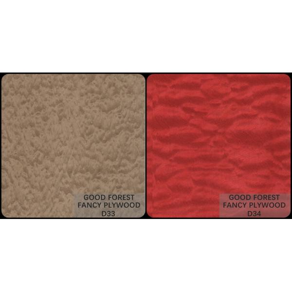 Customized Burl Veneer Plywood Board Fancy Root Canal Veneer