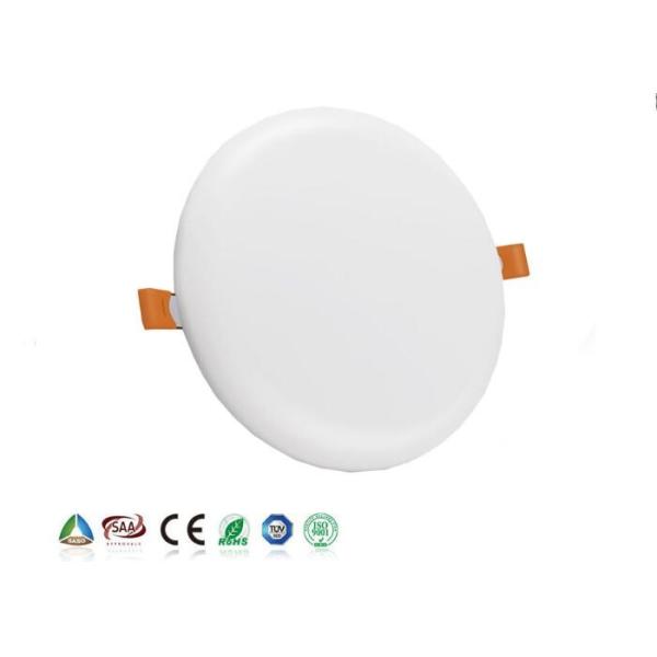 Round Plastic LED Slim Panel Light 18W 1800LM 80Ra Warm White ROHS