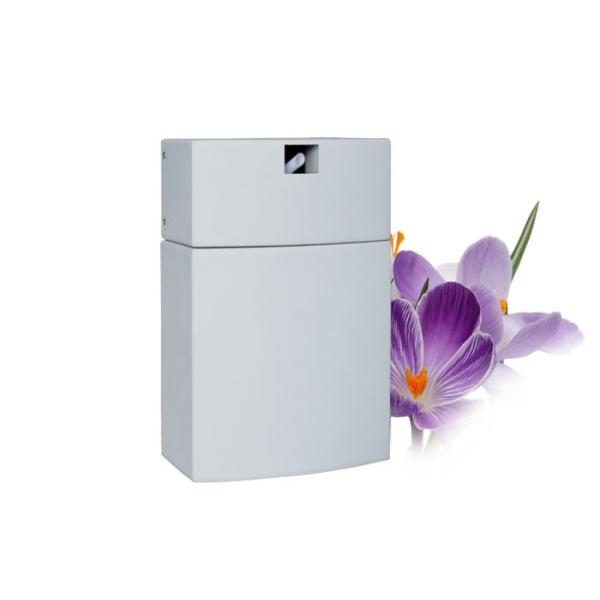 500ml white powder coat metal automatic air freshener dispenser build-in fan and fragrance refilled