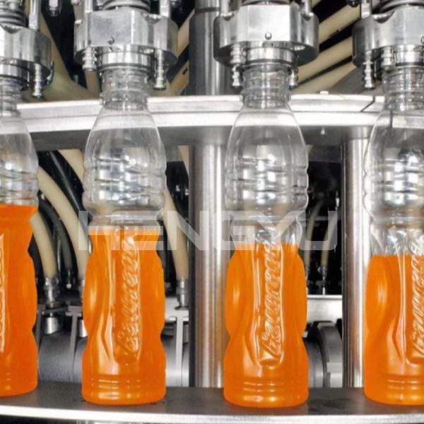 Intelligent System Backend Cooling Linkage Function Hot-fill Containers Different Bottle Types Juice Hot Filling Machine