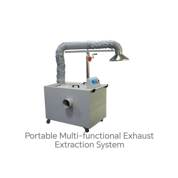 Portable Exhaust Extractor with DPF  Carbon Filter for Tractors  Diesel Vehicles