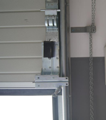 Wind Resistant Sectional Industrial Door Heat Insulating For Factory And Hangar