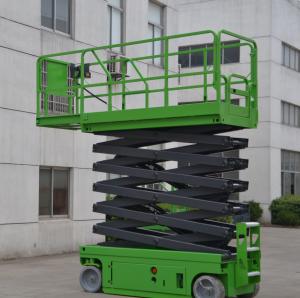  320kg Self Propelled Scissor Lift With Extension Working Platform Manufactures
