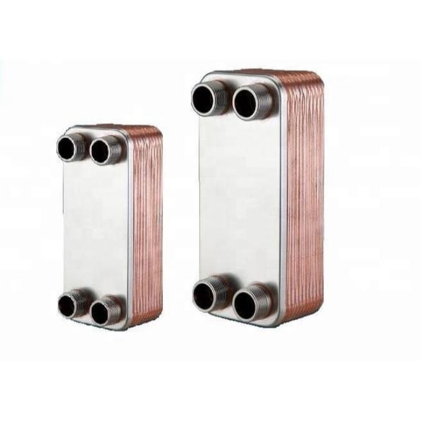High Flow Rate Brazed Heat Exchanger Carton Steel Or Stainless Steel Frame