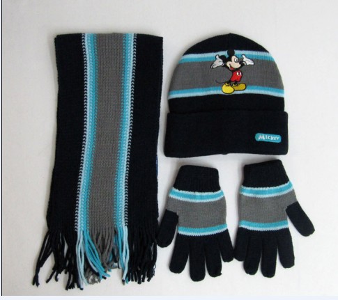 Fashion scarf, hat&gloves set