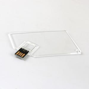  Transparent Plastic Credit Card Usb Memory Stick 2.0 MINI UDP 128GB 64GB 50MB/S Manufactures