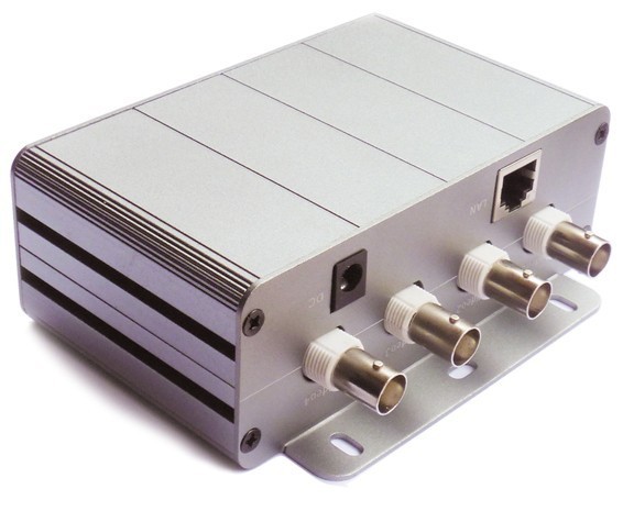 WD-C504-BNC 4 ports terminal device 500Mbps Coaxial Ethernet bridge for HD digital network monitoring system