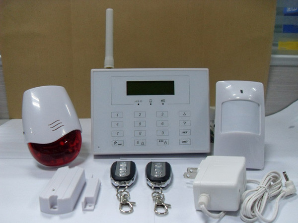 GSM &PSTN LCD Screen Display Touch Keypad Wireless 868mhz Home Alarm System