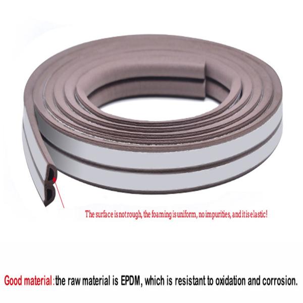 EPDM Door And Window Weatherstrip Gap Blocker Insulation Seal Strip With Self Adhesive Tape