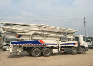  52m Actros 4141 Chassis Concrete Boom Truck , Concrete Construction Equipment 150M3/H Manufactures