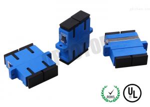  Connector SC Optical Fiber Adapter Simplex With Shutter Blue Color Manufactures
