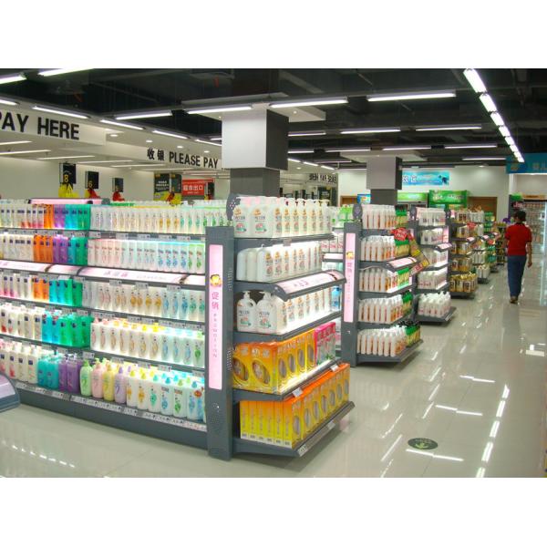 Customizable Convenient Washing Lotion Shelf , Glass Cosmetic Display Shelves