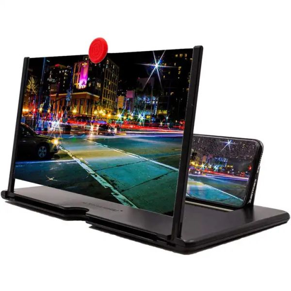3D HD Screen Magnifier Folding Magnifier Portable Magnifying Glass  for for Movies Videos and Gaming