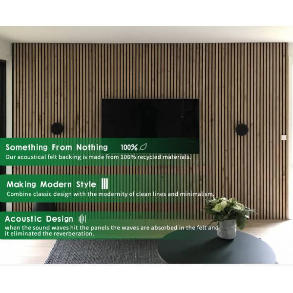 Auditorium Vertical Slatted Wall Panels Akupanel Hout Recycled Felt Wall Panels