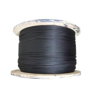 China Blackened Galvanized Aircraft Cable 7x7 7x19 Steel Wire Rope for Stage and Movies on sale