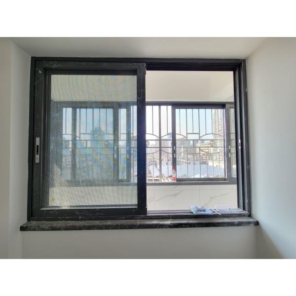 Premium Aluminum Sliding Windows EPDM Seal With Powder Coating / Anodizing / Wood Grain