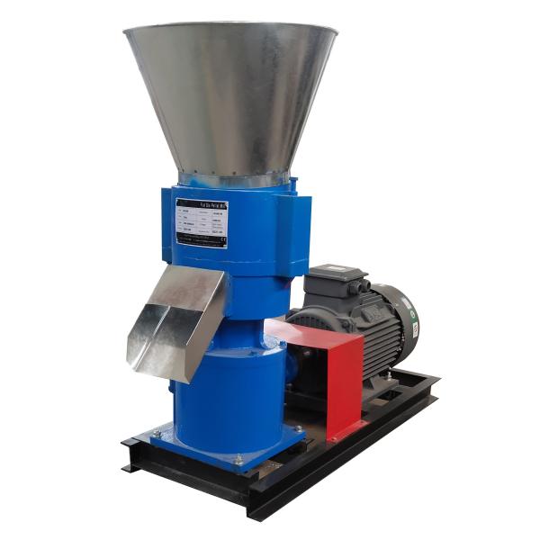 SKJ2-250 Cattle Feed Pellet Machine Flat Die Type Poultry Feed Pellet Machine