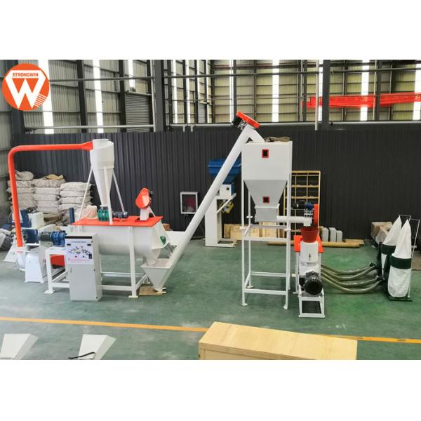 Small Poultry Feed Processing Plant Roller Feed Pellet Machine 30KW