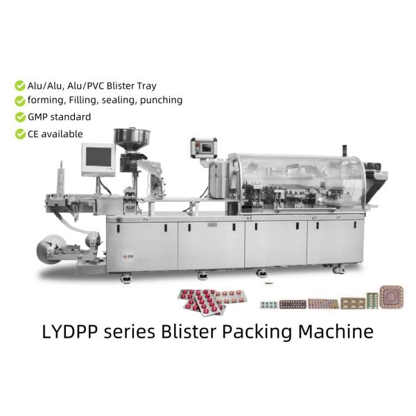 Flat Blister Pharma Packaging Machine For Oral Solid Dosages with High Spped Production High Temperature Resilience and Durability
