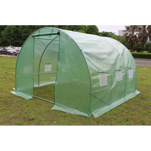 New  Design iron double door arch greenhouse，garden balcony vegetable insulation shed greenhouse， ice proof rain proof