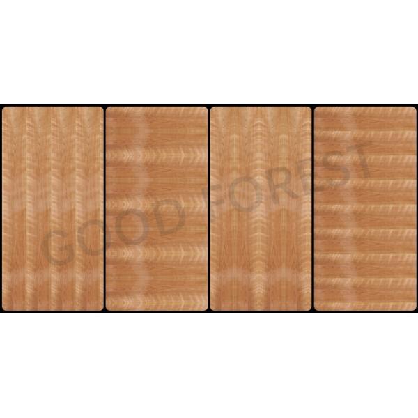 Decoration Natural Cherry Veneer Quarter Cut Smoked Color Popular
