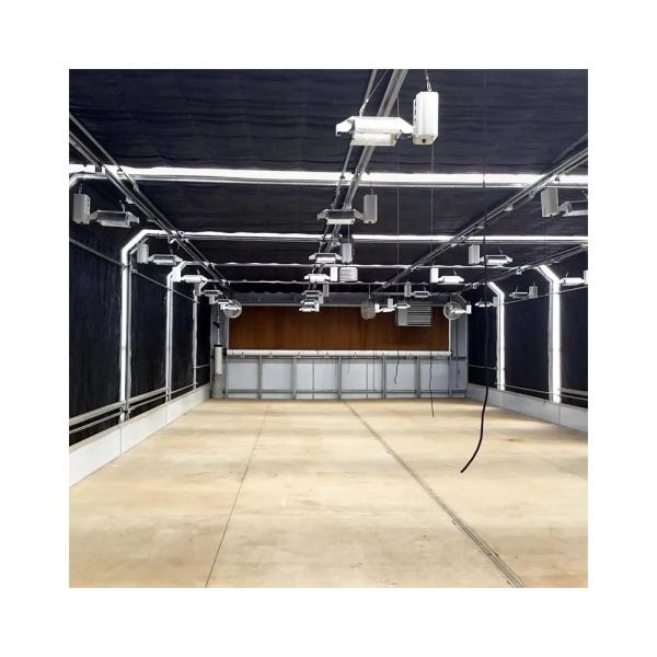 Glass Covered Customizable Light Dep Greenhouse with Retractable Shading System and Customization Option