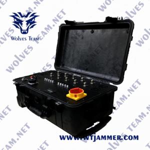 China High Power Portable 600W Drone Radio Frequency Jammer on sale