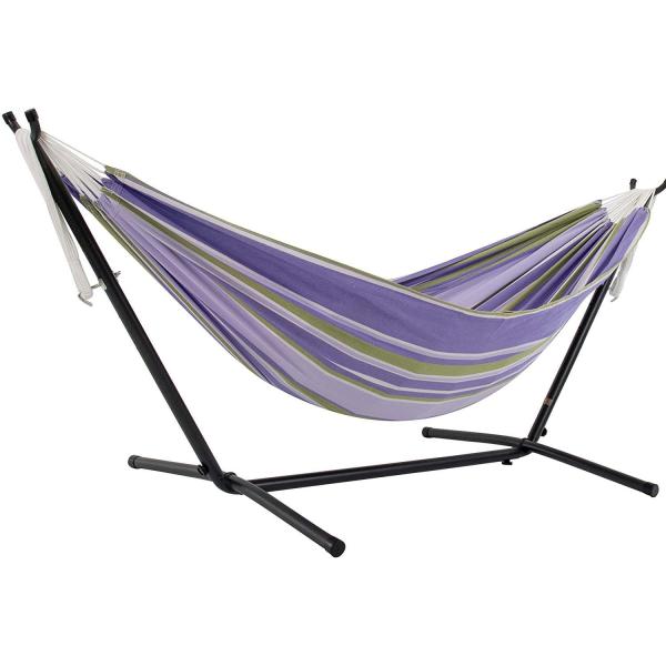 Qingdao Port Outdoor Garden Hammock With Stand Portable Swing Standing Hammock Weight Capacity 260KGS