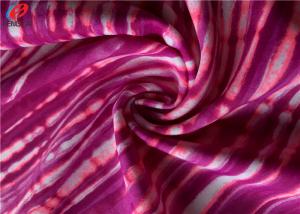 China Antistatic Lycra Stripe Printed Nylon Spandex Fabric Bikini Fabric on sale