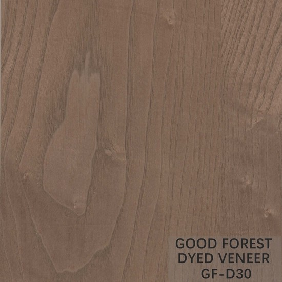 OEM Dyed ASH Grey Veneer Crown Cut / Straight / Irregular Texture Grain