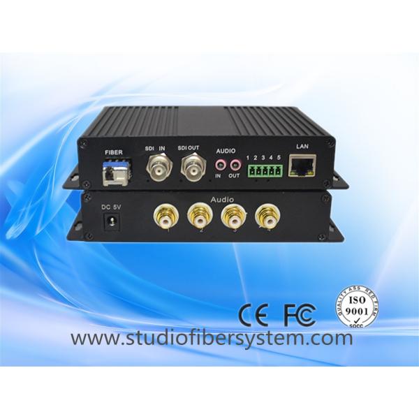 3g/hd sdi fiber multiplexer with bidi rca audio&rs422&10/100M ethernet