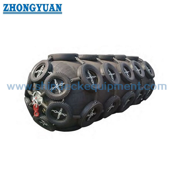 ISO 17357 Net Type Yokohama Floating Pneumatic Marine Rubber Fender